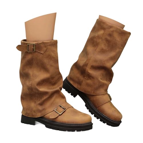 Bottines mi-hautes femme à talon épais, parfaites pour vos sorties quotidiennes