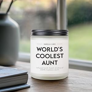 Aunt Gifts, Perfect Auntie Gift Ideas - The Cool Aunt Candle, Gifts for Aunts from Niece, Best Aunt Ever Gifts, Aunt Mothers Day Birthday Christmas Gifts, Best Auntie Gifts Aunt Gifts Perfect Auntie Gift Ideas The Cool Aunt Candle Gifts for Aunts from Niece Best Aunt Ever Gifts Aunt Mothers Day Birthday Christmas Gifts Best Auntie Gifts