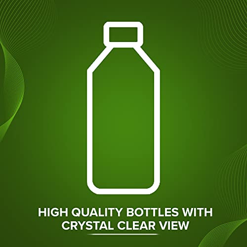Image of SAND DUNE Set of 6, 300 ml Each MCA Glass water bottle, with Leak-Proof Airtight Stainless-Steel Lid for Water, Smoothie, Juices - Reusable Travel Glass Drinking Fridge Bottles