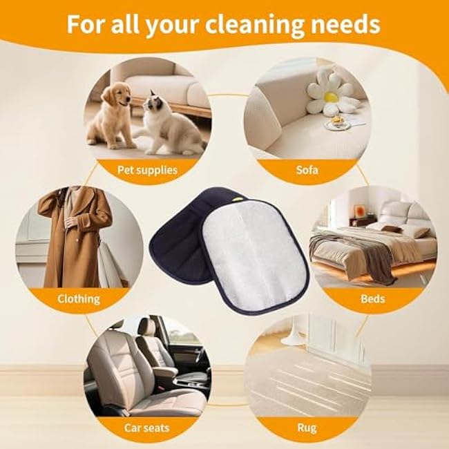 1 Pcs 2025 Upgraded Pet Hair Removal Glove, Five-Finger Electrostatic Grooming Tool for Cats & Dogs, Reusable Fur Remover for Furniture, Car Seats, Couch & Clothing, Soft Pet Grooming Glove(Violet)-nquSWwG0