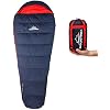 Mountrex Sleeping Bag – Small Pack Size and Ultra-Light (720 g / 1500 g) – Outdoor Summer Sleeping Bag (100 gsm) / 3 – 4 Seasons (300 gsm) Mummy Sleeping Bag – Camping, Travel, Festival – Warm and Can Be Zipped Together