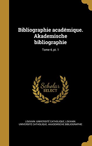 Preisvergleich Produktbild FRE-BIBLIOGRAPHIE ACADEMIQUE A