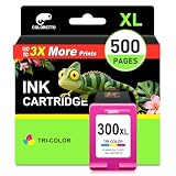 COLORETTO 300XL Cartuccia d'inchiostro Sostituzione per HP 300 XL Compatibile con PhotoSmart D110a C4780 C4750 C4700 C4685 C4680 C4600 DeskJet F2492 F2480 F2420 D2660 D2560 2410 Stampante colore