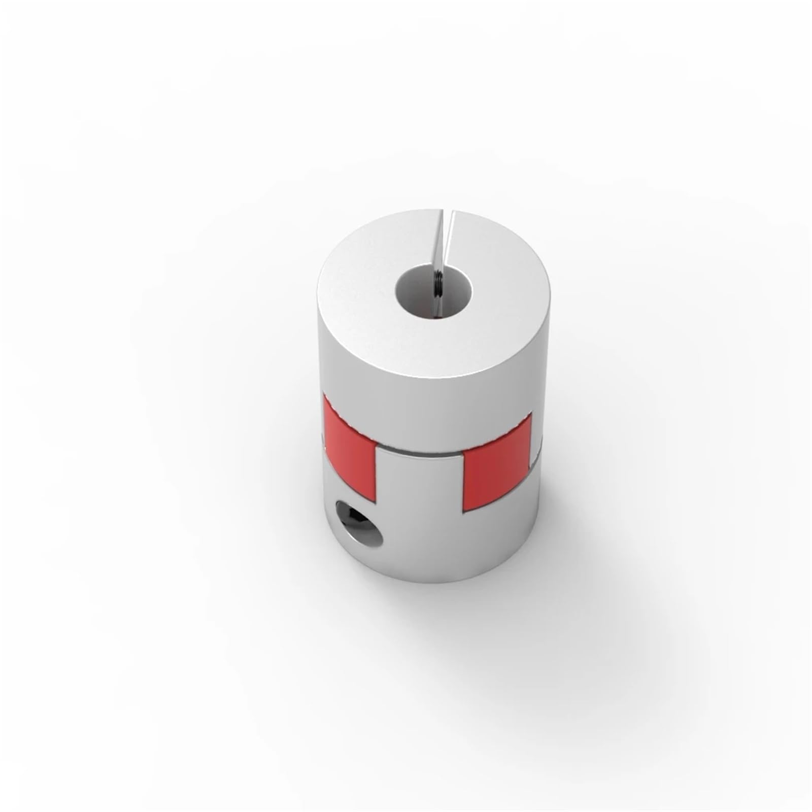 Coupleur à deux mâchoires XB D25L35 en aluminium, connecteur de moteur d'accouplement d'arbre flexible CNC 5/6/10/12 mm, 1 pièce(6.35mm-10mm)