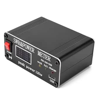 SWR Meter, 120W Digital Power Meter Shortwave Meter Buttonless Version ...