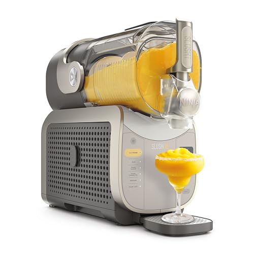 Ninja SLUSHi XL Slush-Eismaschine mit SlushAssist-Technologie großes Fassungsvermögen von 3 7 l (maximale Füllmenge 2.840 ml) für Slush gefrorene Cocktails und mehr Mokka FS601EUBR