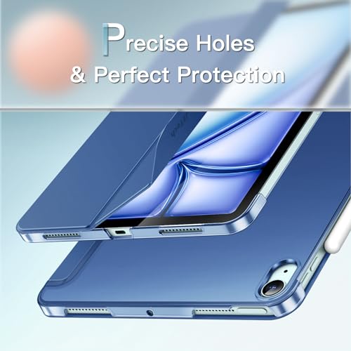 Image of JETech Case for iPad Air 11 inch M4 /M3 /M2 & Air 5 /4 10.9 inch, Navy