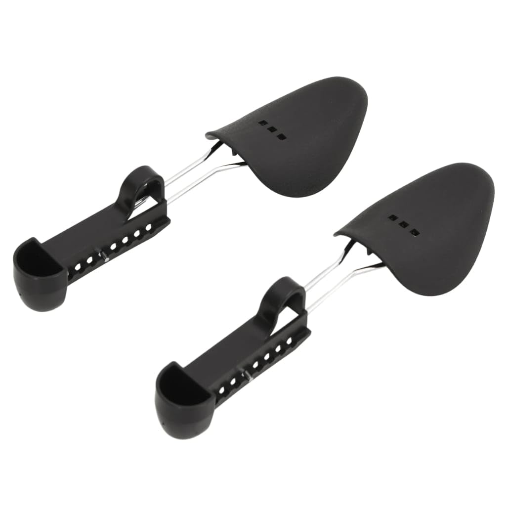 Horma de zapatos con muelle en espiral, plástico, color blanco, par EU 35-38, expansor de zapatos para mujer, zapatillas, botas para el cuidado de la forma y sin arrugas