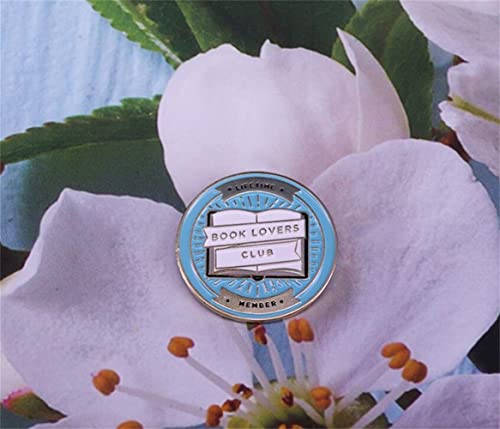 Book Lovers Club Badge Round Button Brooch Reading Gift Enamel Pin Jeans Shirt Scarf Bags Jewelry4