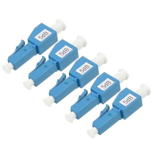 Atenuador de fibra óptica fijo LC para proteger receptores contra sobrecarga en redes SM de 5 dB