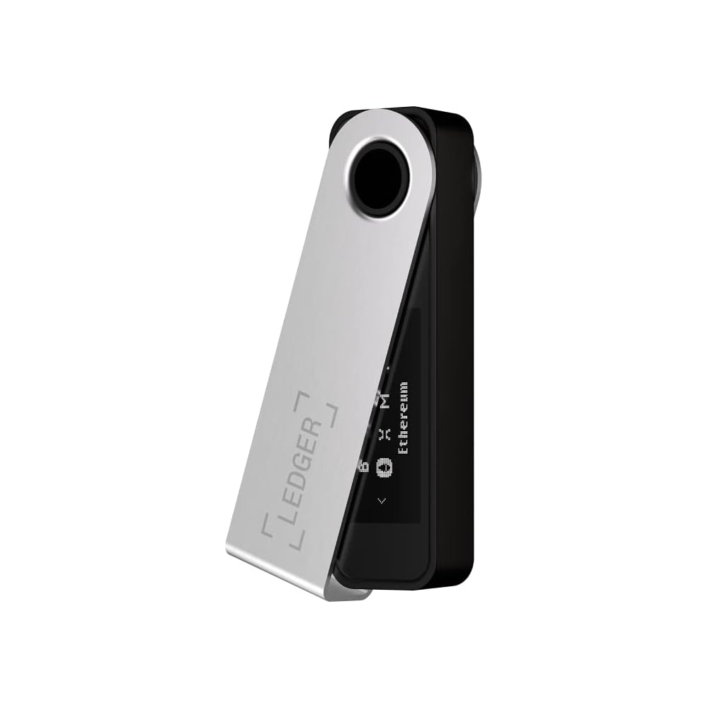 Crypto Hardware Wallet Ledger Nano X (Onyx Black) + Protective Pod Bundle -  Secure Your Bitcoin & NFTs Bluetooth Ledger