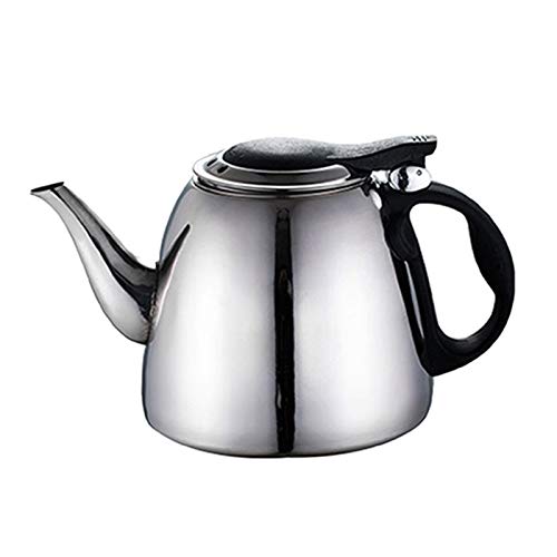Luntus 1.2L Tetera de Cocina de InduccióN Herramientas Creativas de Cocina Hervidor de Agua de Acero Inoxidable Hervidor de Café de Fondo Plano Cover
