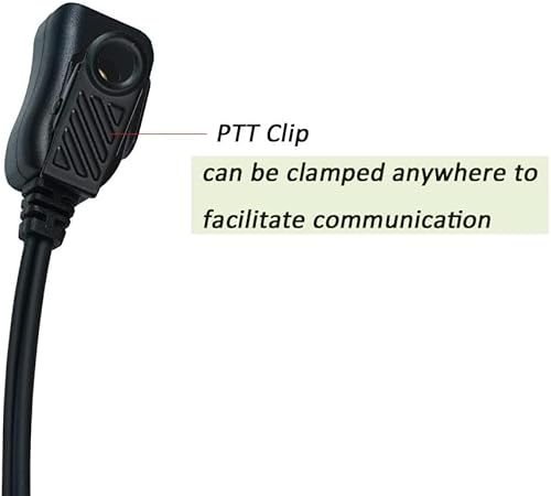 Miniatura 4 de CLS 1110 Auricular para Motorola, tubo acústico compatible con cp200d cp200 cls1110 rdm2070d cls1410 cp185 walkie talkie 2 vías radio paquete de 10