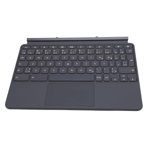 SUNGOOYUE Teclado para Tableta de 10,1 Pulgadas con Panel Táctil, Teclado QWERTY Portátil para Ideapad Duet CT X636F, Gris Oscuro