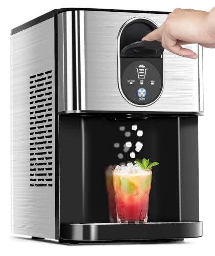 Cowsar Nugget Countertop Ice Maker, 44lbs/24H Pellet Ice Machine Dispenser