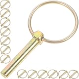 Goupille de remorque à bateau - goupille de sécurité avec anneaux, adaptée aux applications agricoles, de jardinage, aux récepteurs d'attelage et autres. assortiment de goupilles fendues