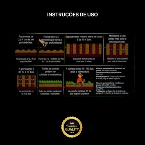 Kit 4 Sementes Temperos Horta Em Casa Jardins Vasos (Cebolinha, Salsinha, Manjericão, Alecrim)