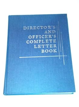 Hardcover Director's and Officer's Complete Letter Book