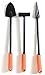 HOMEGARDEN 3 Piece Long Handled Mini Garden Tools Set | 7.5