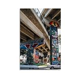 San Diego Chicano Park Canvas Poster Wall Art Prints Poster for Beedroom Living Room Wall Decor Aesthetic