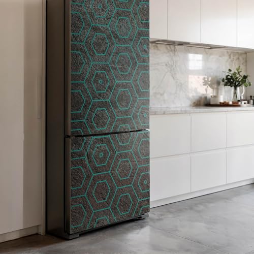 Vinilo para nevera autoadhesivo de 70x190 cm impermeable lavable para cocina 4