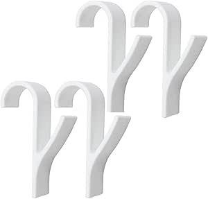 12 Ganci Per Termoarredo Bagno - In ABS Per Asciugamani E Accappatoi - Salvaspazio, Facili Da Installare - Foto 4