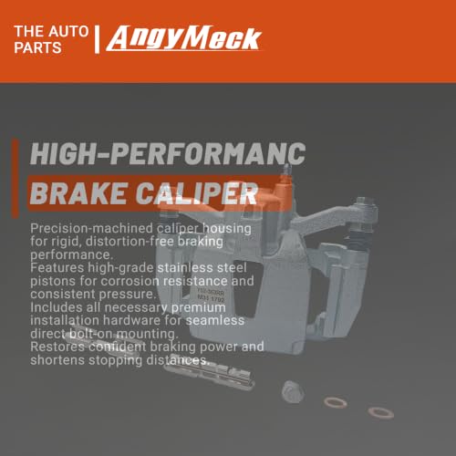 Image of Rear Right Disc Brake Caliper Assembly For Ford F-150 Lobo | Fits 2012-2016 Ford F-150 Lobo. Replace FL3Z2552B, 18-B5396, 18B5396, 18-P5396. Includes Bracket. Passenger Side.