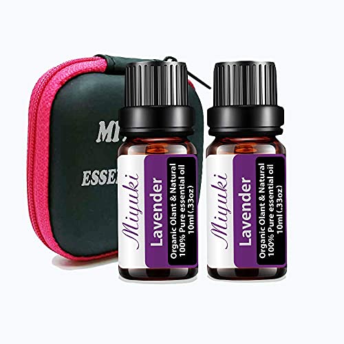 Miyuki Lavender & Grapefruit Basil Cajeput Cedarwood Tangerine Bergamot Thyme Tea Tree 8 Essential Oil Sets For Diffuser Aromatherapy Organic Plant & Natural Therapeutic Grade Oils Gift Or Holiday #TOP29