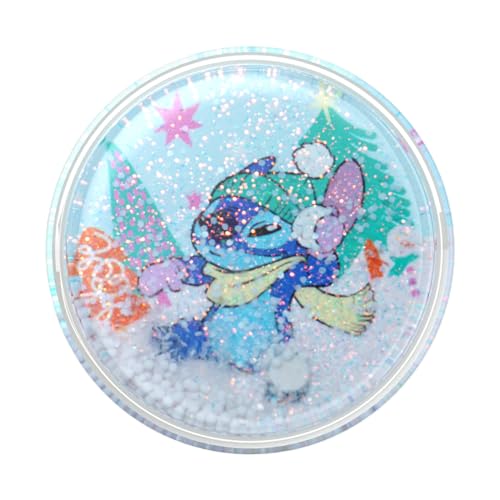 Image of PopSockets Adhesive Phone Grip, Holder, Phone Stand, Disney Lilo & Stitch - Snowglobe Stitch