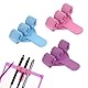 GADITIEK Krankenschwester Zubehör Edelstahl Stifthalter, Nurse Accessories Clip für Kasack Pflege Zubehör für Arzt und Krankenschwester Uniform Notizbuch Halter (lila+blau+rosa)