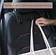 Qirc Auto-Haken, 2 Stück Leder Auto Aufbewahrung Organizer Tasche Haken, Universal Auto Rücksitz Kopfstütze Aufhänger zum Aufhängen Tasche Handtasche Einkaufstaschen (rot)