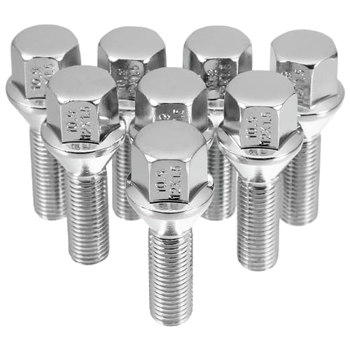 QUARKZMAN M12 x 1,5 Roue Boulons Cône 60° Boulons Cosse Nutswheel Goujons Ensemble 8pcs