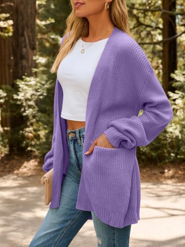 Image of LILLUSORY Oversized Cardigan Sweaters for Women 2026 Fall Fashion Outfits
