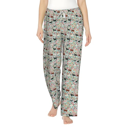 Pantalon de pyjama femme doux contre le froid et les nuits fraîches