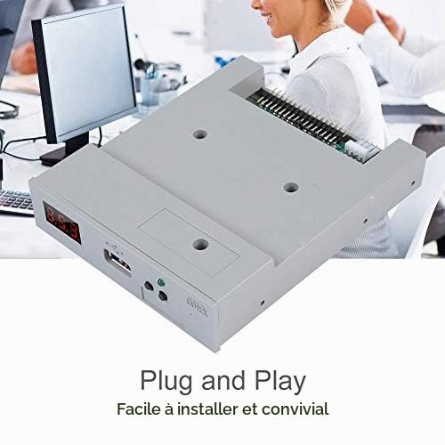 Eboxer SFR1M44-U100 Émulateur USB 3,5 Pouces Lecteur de Disquette 1.44MB Floppy Drive Emulator Mémoire intégrée pour Equipement de Contrôle Industriel – vue 3