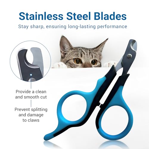 Kotomoda Cortauñas Profesional para Gatos, arnes para Gatos, Herramienta para Cortar uñas de Mascotas, Tijeras para uñas de Gatos, cortauñas para Mascotas,cortauñas cortauñas Perro - imagen 4