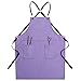 Work Fartuch Fartuch Fartuch Worknose Narzędzie Fartuch Z Regulowanymi Pasami Do Fryzjer, Kuchnia, Ogrodnik, Kafeshop (Color : Purple, Size : XL)