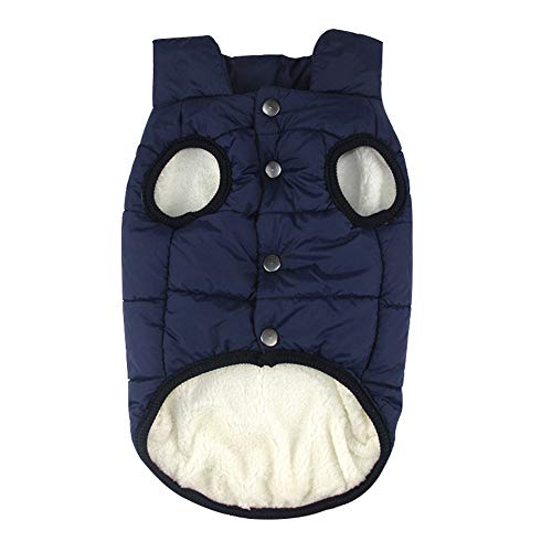 Savlot Manteau pour Chien d'hiver Vêtements d'hiver pour Chien de Compagnie Vêtements Chauds imperméables Veste de Chien pour Petits Chiens de Taille Moyenne Cover