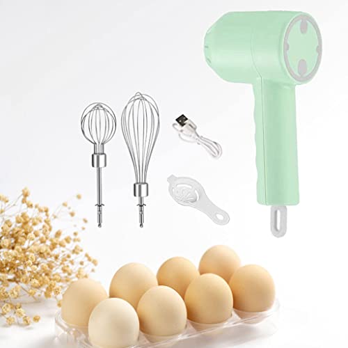 P Prettyia Handmixer Elektrische Küche Handheld Lebensmittel Eiermixer Edelstahl Zubehör für einfaches Schlagen, Backen… – Bild 3