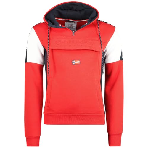 Sweat à capuche homme Geographical Norway Fago sweatshirt sport gris