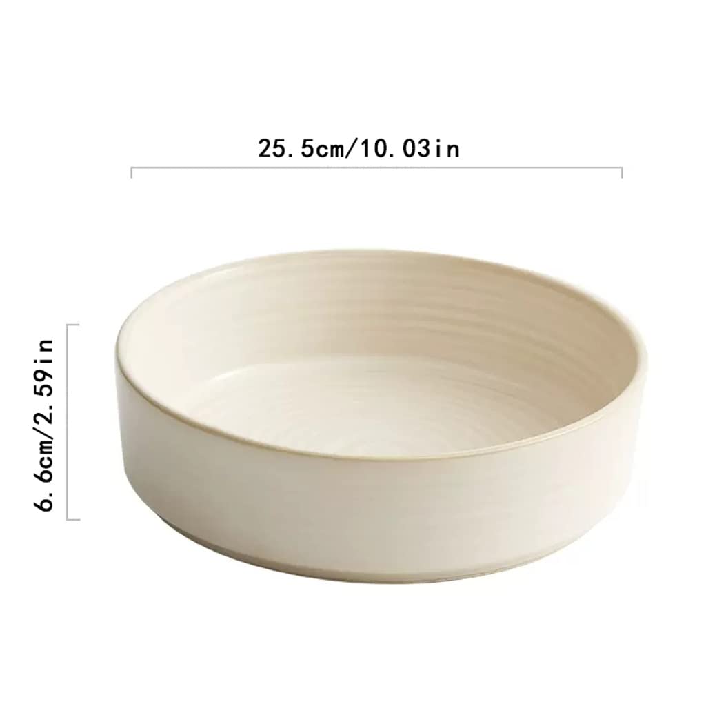 Miska sałatkowa miska ceramiczna japońska salaterka gospodarstwo domowe gotowana ryba duża miska dwa opakowania bardzo duża salaterka (L)