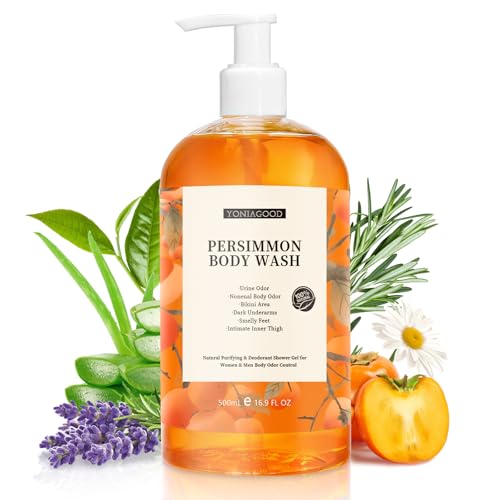 Persimmon Body Wash for Old People Smell, Deodorizing Persimmon Bar Soap