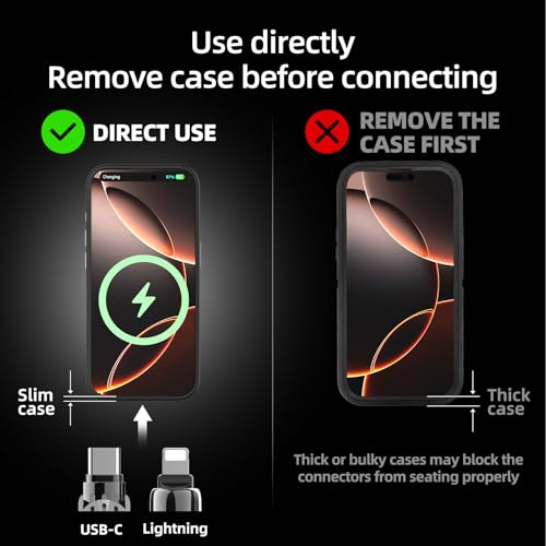 Image of MFish 240W 4-in-1 Fast Charging Cable, Black, 3.3FT