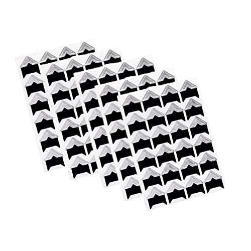 DOITOOL Set of 15 Photo Corner Stickers 24 Pcs/Sheet Self-Adhesive Scrapbooking Decor Photo Album Corner Stickers