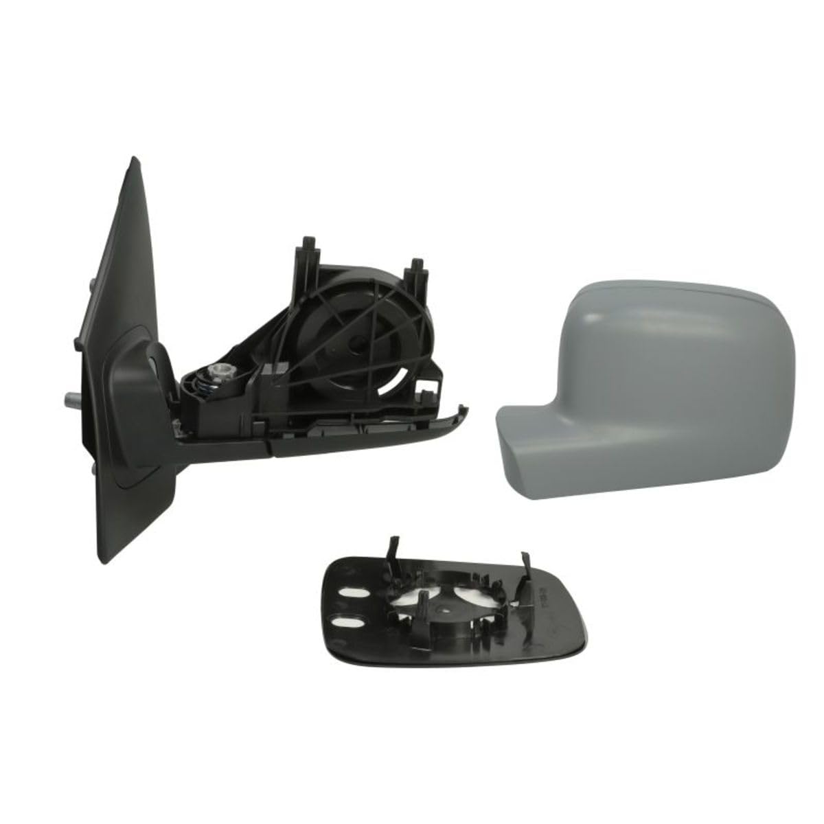 BLIC 5402-04-9231985P Espejo retrovisor espejo completo asférico izquierda Compatible con VW Multivan T5 7HM, 7HN, 7HF, 7EF, 7EM, 7EN Transporter T5 Furgoneta 7HA, 7HH, 7EA, 7EH