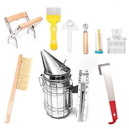 Haymaro Come with Organizer Tote Beekeeping Tools kit for Beginner Starter kit Durable bee Supplies All-in Gift Set 10 Pcs - Image 3