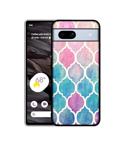 Image of Patterns Art Design Premium 2D Printed Metal Back Case Cover for Google Pixel 7A 5G, Multicolor