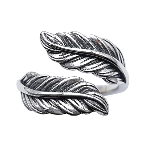 Bague de phalange argent ajustable femme anneau orteil feuille