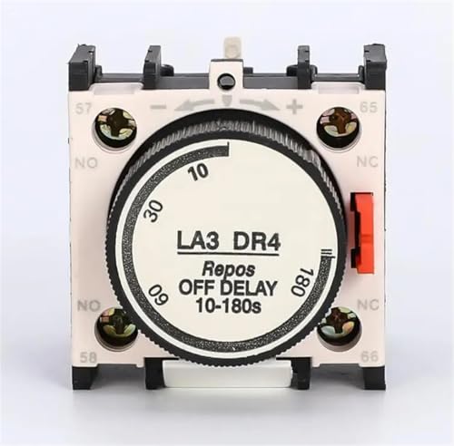 Bloc LA3DR4 Flux d'air 1NO+1NC pour une temporisation précise et stable