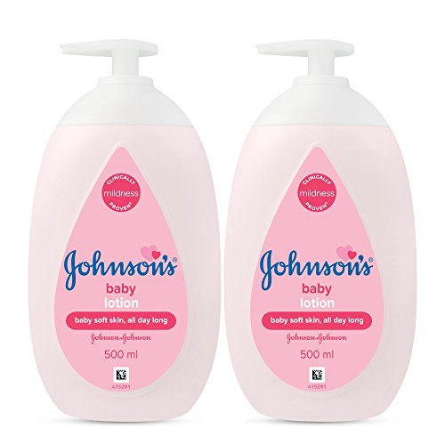 Image of Johnson's Baby Skincare Wipes with Lid, 72s Twin Pack (Buy 2 Get 1 Free) (432 Wet Wipes), White & Johnson's Baby Powder, 600g & Johnson's Baby Lotion 500ml (Pack of 2)